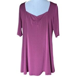 NWT Torrid Purple Tunic Top. Size 0